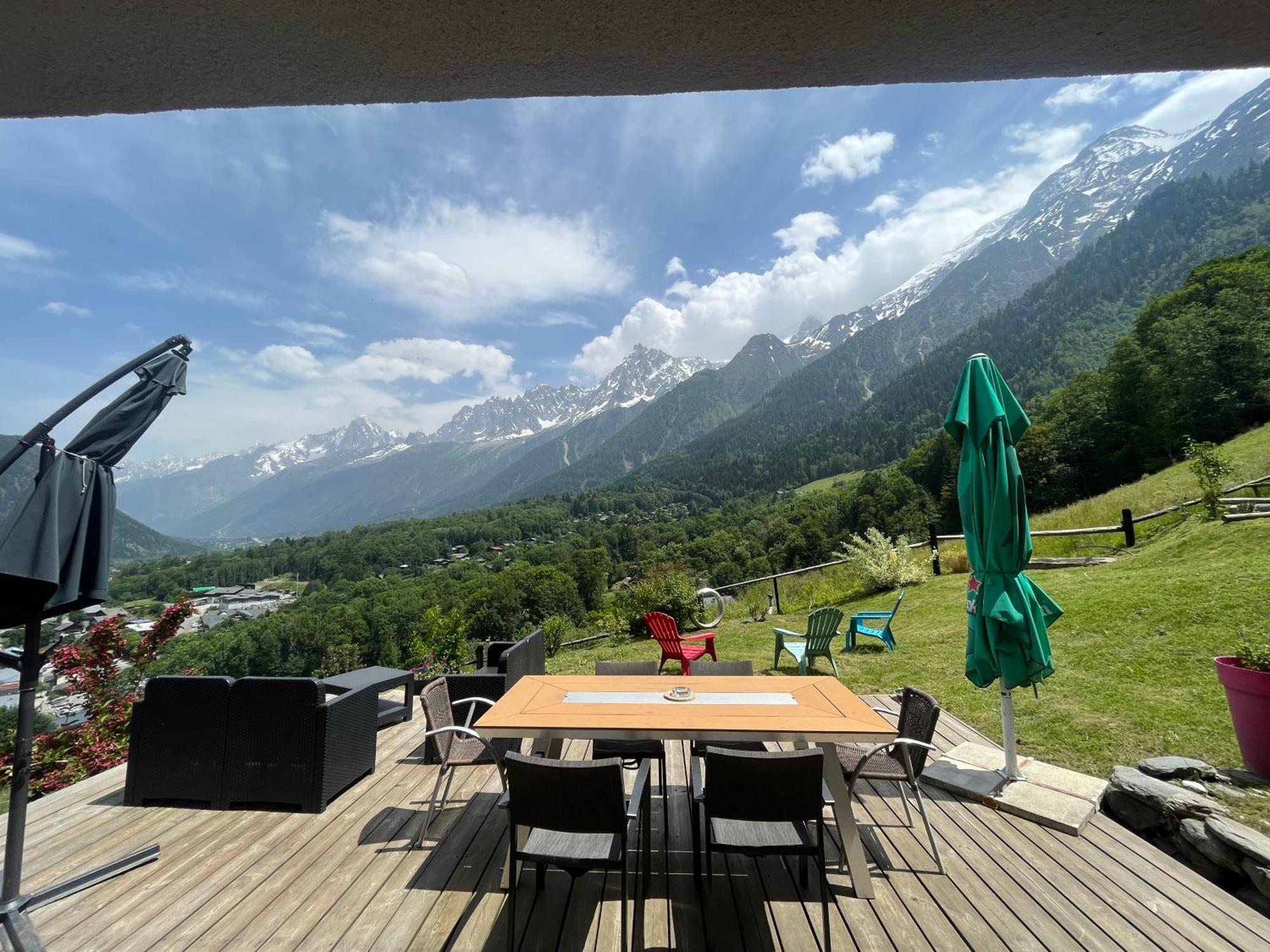 Amazing View Appartement Du Chalet Les Houches Kültér fotó